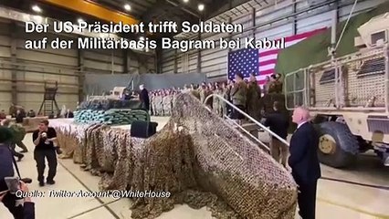 Trump zu Überraschungs-Truppenbesuch in Afghanistan