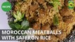 Moroccan Meatballs with Saffron Rice | Evening With Shireen | Masala TV | Shireen Anwar