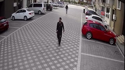 Apartman sakini kapıcıyı böyle vurdu