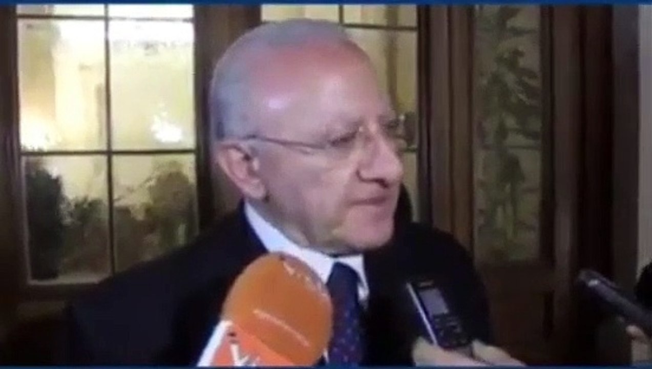 Sanità Campania, De Luca- Dopo 10 anni rientriamo dal commissariamento (28.11.19)