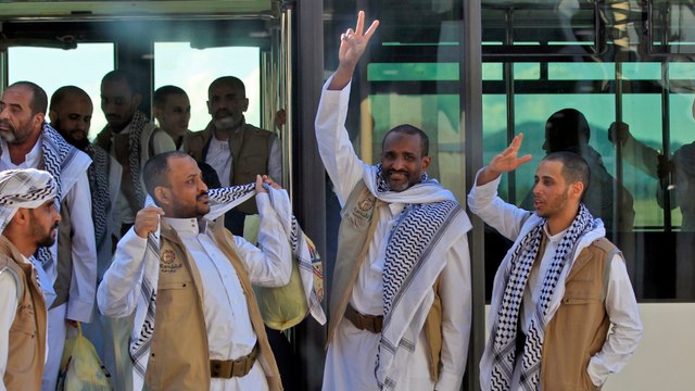 Houthi prisoners freed by Saudi Arabia return to Yemen: Red Cross