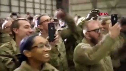 Trump'tan binlerce kilometre uzaktaki askeri birliğe ziyaret