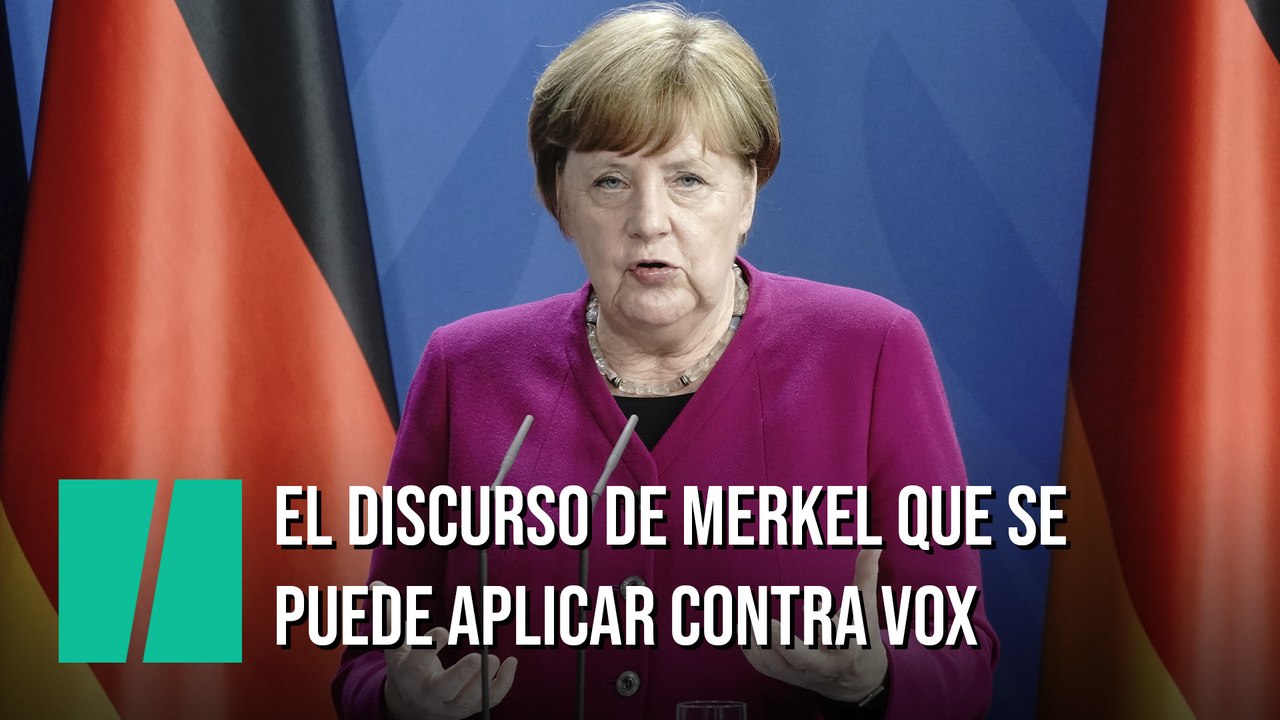 El aplaudido discurso de Angela Merkel contra el odio