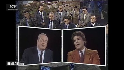 LCP Rembob'Ina "L'immigration en questions"  Face à face TAPIE-LE PEN EXTRAIT 2