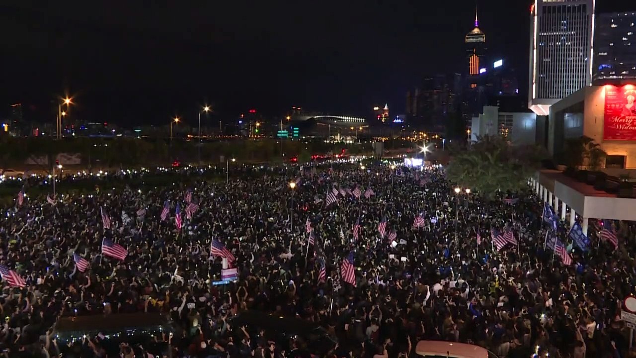 Demokratieaktivisten in Hongkong danken USA für Rückendeckung