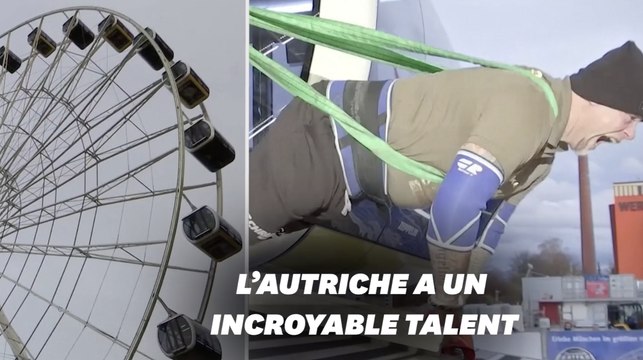 Tirer une grande roue de 750 tonnes, une formalité pour cet Autrichien