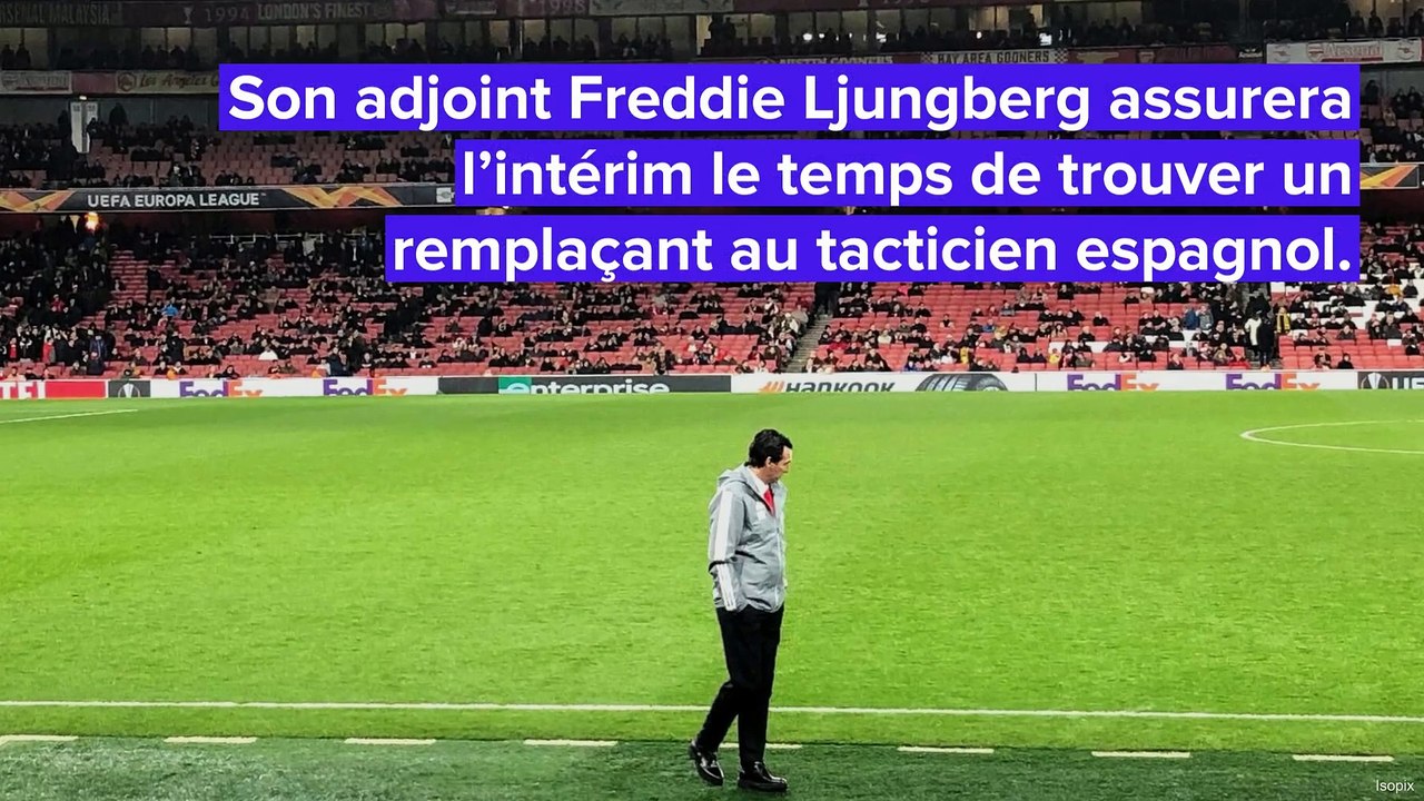 Arsenal se sépare de son entraîneur Unai Emery