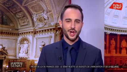 Projet de loi de Finances 2020 : le Sénat rejette les budgets de l'Immigration e - Les matins du Sénat (29/11/2019)