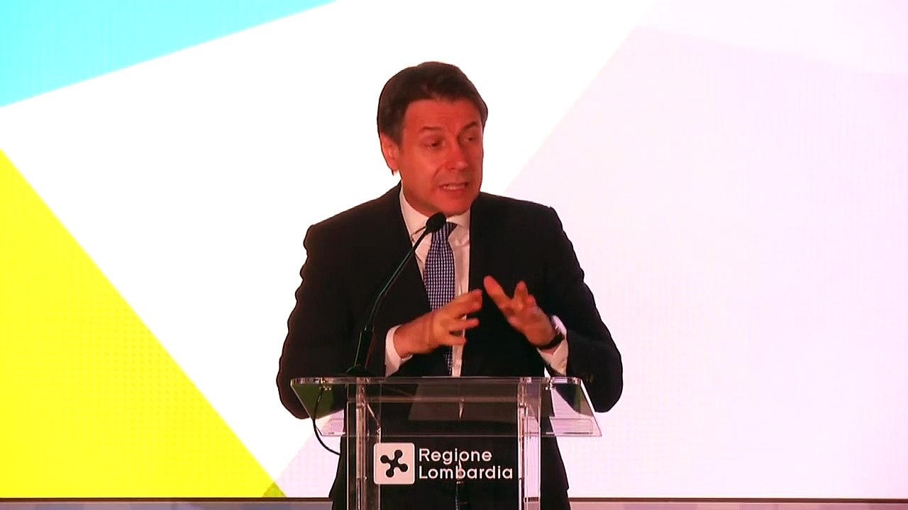 Milano  - Conte al Forum annuale della Strategia Ue per la Macroregione Alpina (29.11.19)