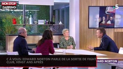 Edward Norton hué à la sortie de Fight Club, l’explication 20 ans après (vidéo)