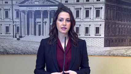 Arrimadas califica de "gobierno de pesadilla" a coalición PSOE-UP