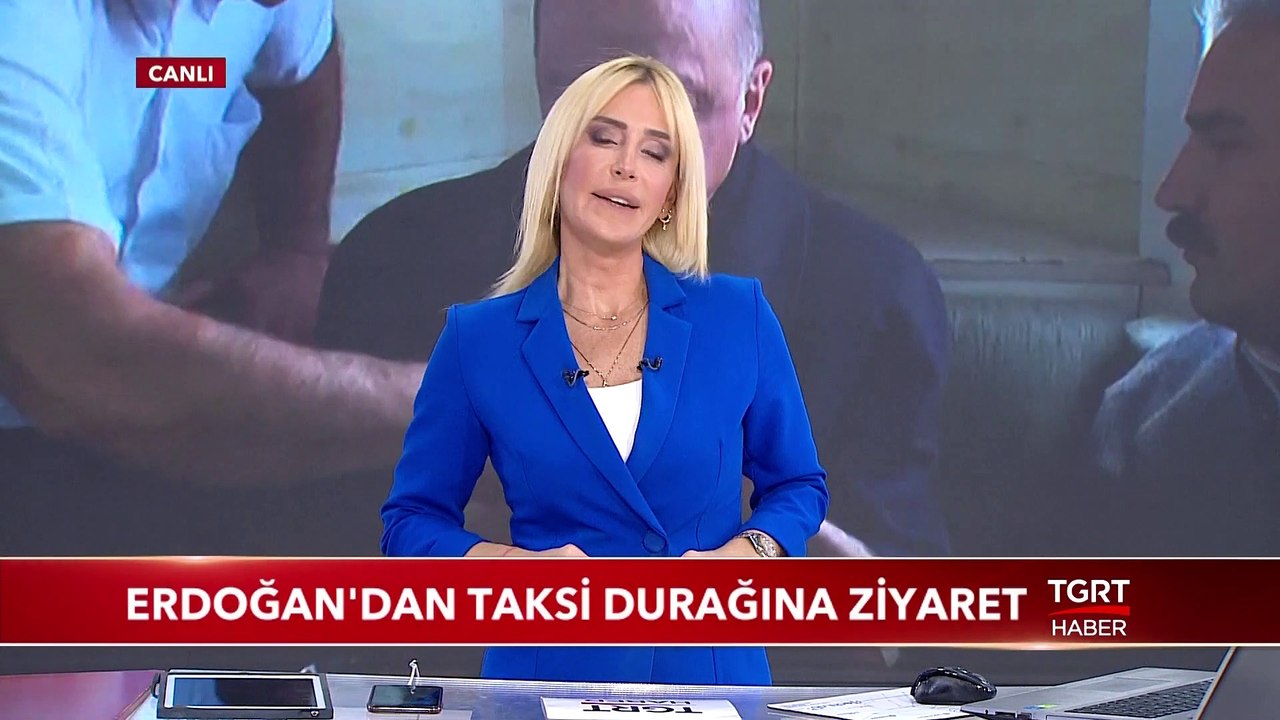 Cumhurbaşkanı Erdoğan Taksi Durağında Çay-Simit Yedi, Vatandaşlarla Sohbet Etti