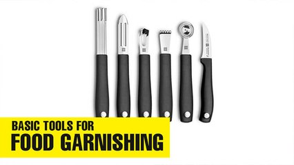 Basic Tools For Food Garnishing | Totkay | MasalaTV