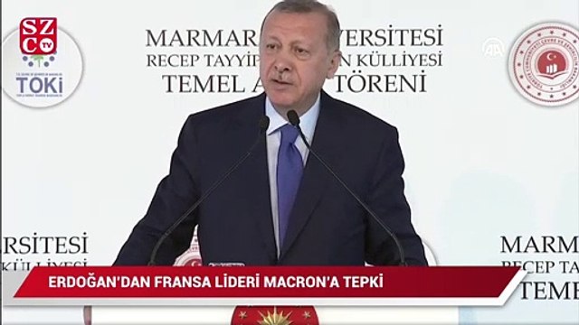 Erdoğan’dan Macron’a sert tepki: Sen önce kendi beyin ölümünü kontrol ettir