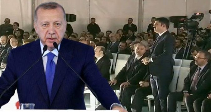 Üniversite'nin temel atma töreninde Erdoğan, Bakan Kurum'u uyardı: İnşaatın bitiş tarihini yazılı istiyorum