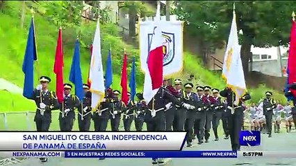 Descargar video: San Miguelito celebra independencia de Panamá de España  - Nex Noticias