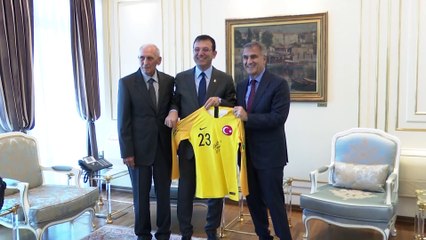 Şenol Güneş'ten İmamoğlu'na tebrik ziyareti