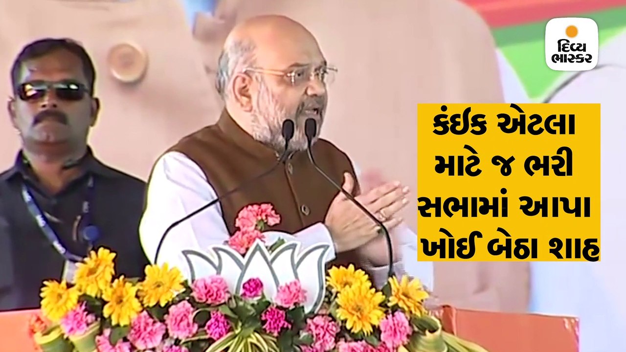 અમિત શાહે કહ્યું- ભીડ ઓછી છે, કેવી રીતે જીતીશું...
