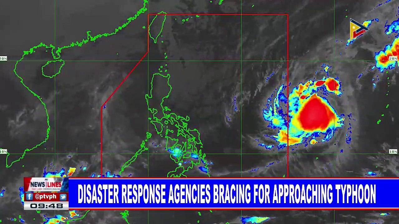 Disaster response agencies bracing for approaching typhoon