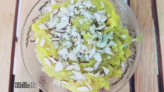 How to make almond halwa
