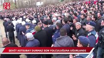 Şehit Astsubay Duymaz, son yolculuğuna uğurlandı