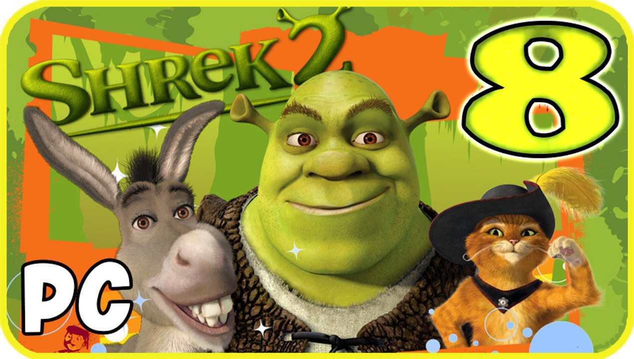 Shrek 2 Game Walkthrough Part 8 (PC) - No Commentary - The Prison (Puss in Bots)
