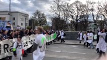 Avusturya'da iklim değişikliği protestosu