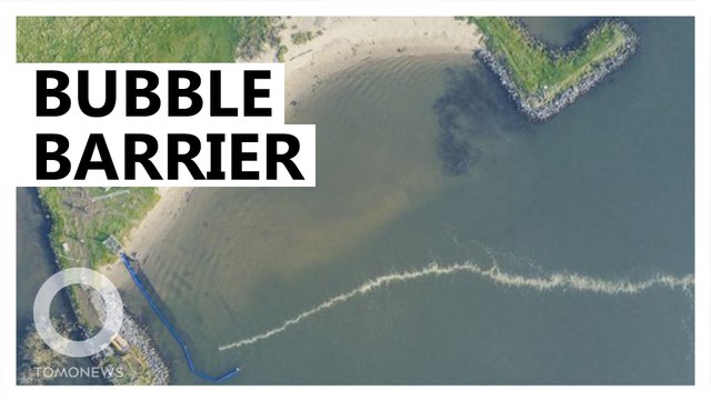 'Bubble barrier' could stop plastic waste in rivers from polluting our oceans