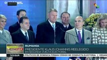 Rumanía: Iohannis es reelecto como presidente en segunda vuelta