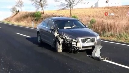 Tekirdağ'da trafik kazası: 2 yaralı