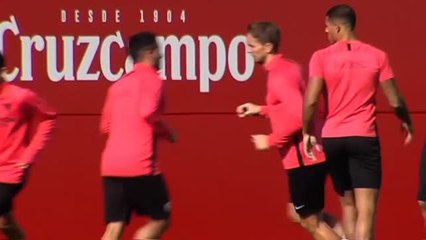 Скачать видео: El Sevilla ya solo piensa en el Leganés