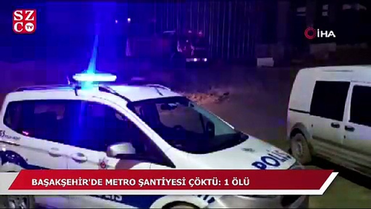 İstanbul’da metro inşaatında göçük: 1 ölü