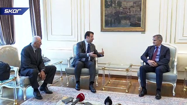 Şenol Güneş ve Özkan Sümer’den, Ekrem İmamoğlu’na sürpriz ziyaret!