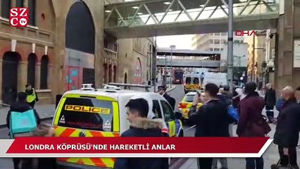 Londra Köprüsü'nde hareketli anlar
