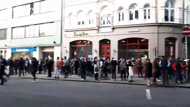 Scenes by London Bridge as police close off area after suspect shot in multiple stabbings