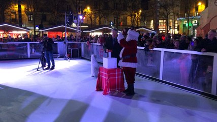 Lancement des animations de Noël place Travot