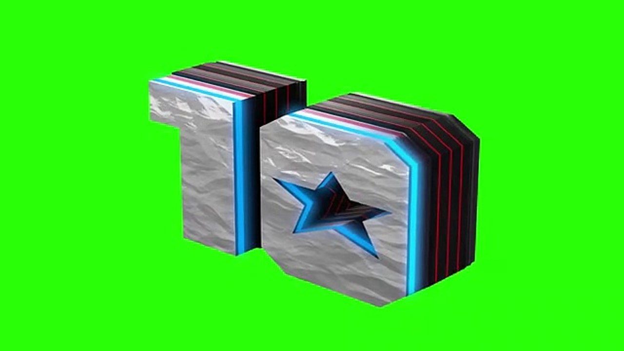 Top 10 Green Screen Numbers And Countdown