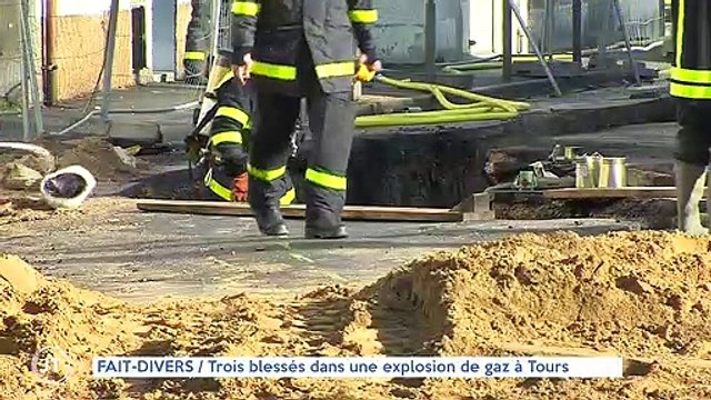 FAIT-DIVERS Trois blessés dans une explosion de gaz à Tours