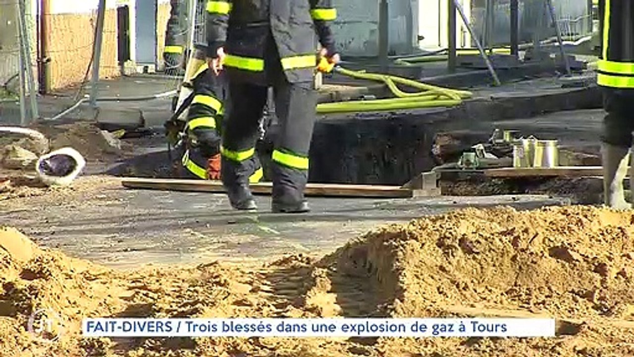 FAIT-DIVERS Trois blessés dans une explosion de gaz à Tours