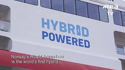 The Roald Amundsen, a step towards greener cruises