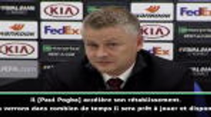 Man United - Solskjær : "Récupérer Pogba le plus vite possible"