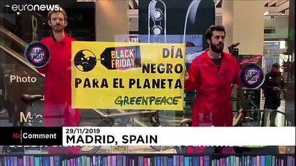 Protest gegen "Black Friday" in Spanien und Frankreich