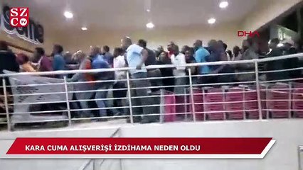 Kara Cuma alışverişi izdihama neden oldu
