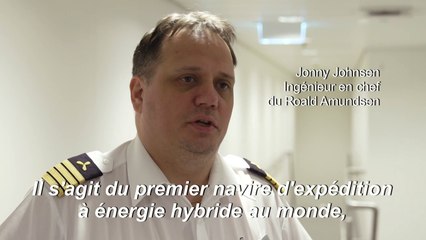 Le Roald Amundsen, un pas vers des croisières plus "vertes"