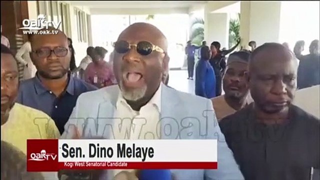Dino Melaye storms INEC over Kogi elections