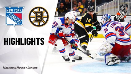 NHL Highlights | Rangers @ Bruins 11/29/2019