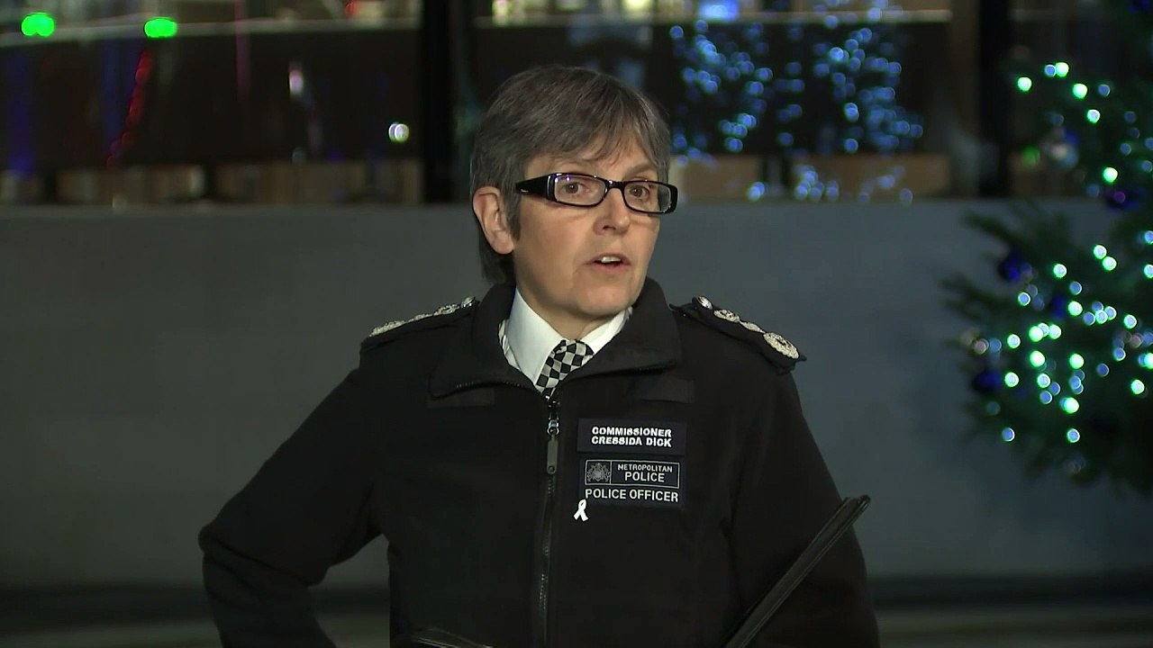 Met Commissioner Cressida Dick delivers statement