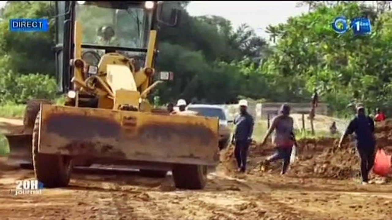 RTG/Les travaux de réaménagement de la route de Bambouchine dans le 6ème arrondissement de Libreville se poursuivent