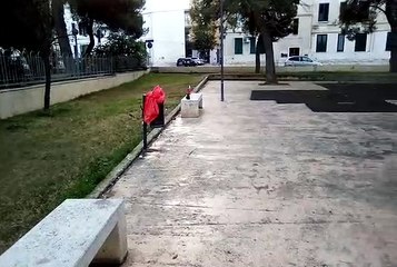 Andria: cittadino stanco del degrado in villa filma tutto, ecco il video