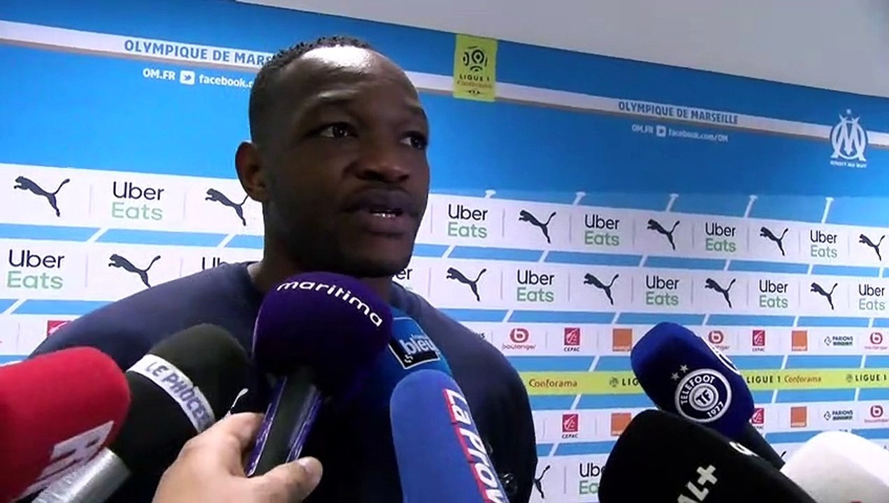 OM-Brest : Mandanda "quand ça se passe comme ça, c'est bien"
